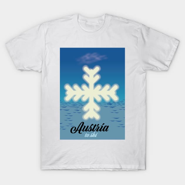 Austria To ski T-Shirt by nickemporium1